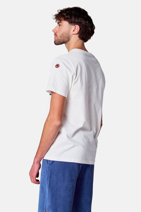 T-shirt (korte mouwen) Wit - Cyclo Club Marcel