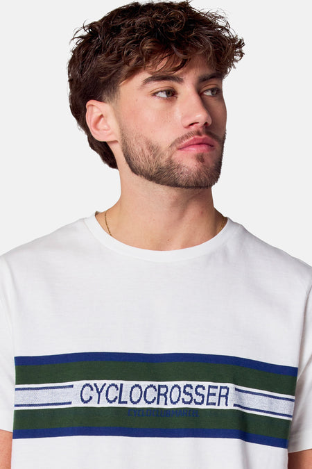 T-shirt (korte mouwen) Wit - Cyclo Club Marcel