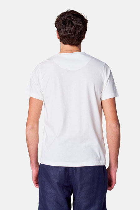 T-shirt (korte mouwen) Wit - Cyclo Club Marcel