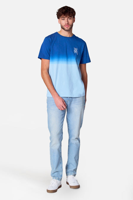 T-shirt (korte mouwen) Blauw - Cyclo Club Marcel