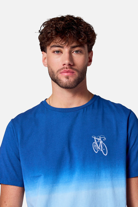 T-shirt (korte mouwen) Blauw - Cyclo Club Marcel