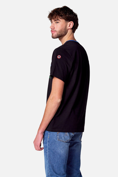 T-shirt (korte mouwen) Zwart - Cyclo Club Marcel