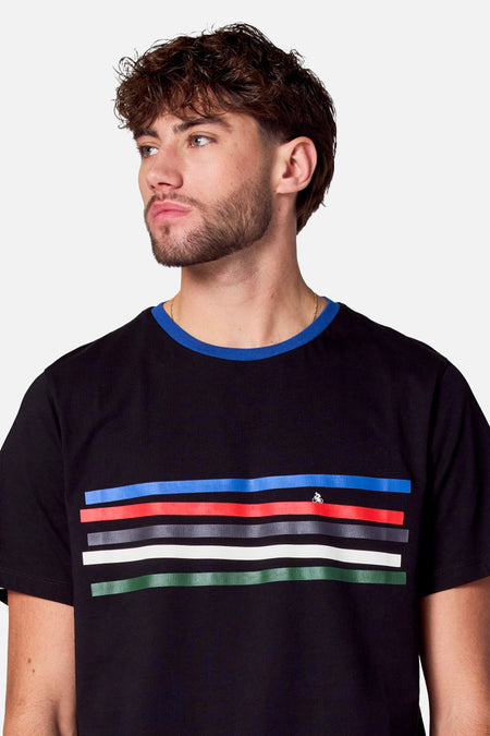 T-shirt (korte mouwen) Zwart - Cyclo Club Marcel