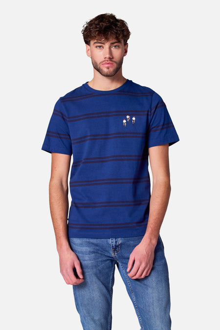 T-shirt (korte mouwen) Blauw - Cyclo Club Marcel