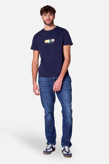 T-shirt (korte mouwen) Blauw - Cyclo Club Marcel