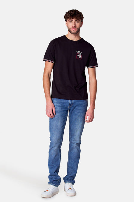 T-shirt (korte mouwen) Zwart - Cyclo Club Marcel