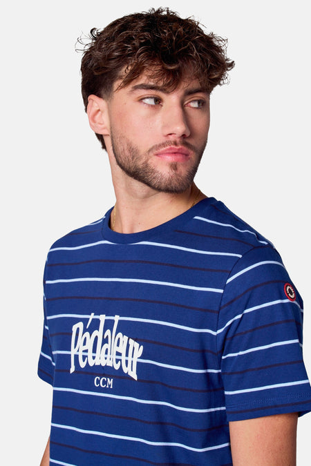 T-shirt (korte mouwen) Blauw - Cyclo Club Marcel