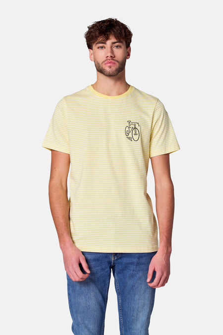 T-shirt (korte mouwen) Geel - Cyclo Club Marcel