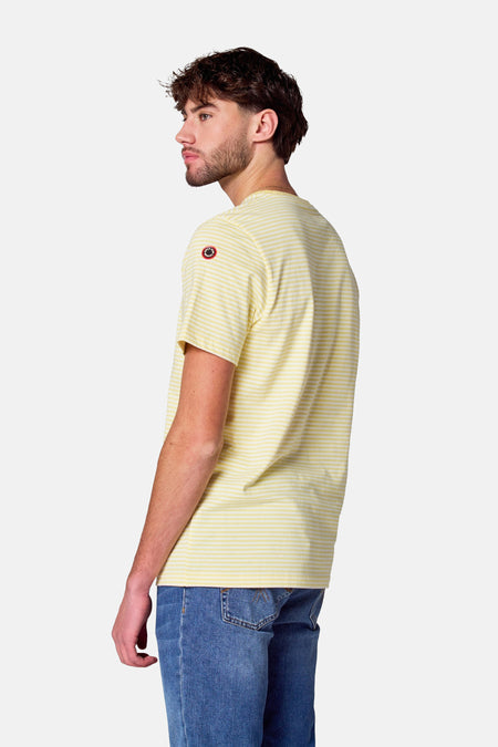 T-shirt (korte mouwen) Geel - Cyclo Club Marcel