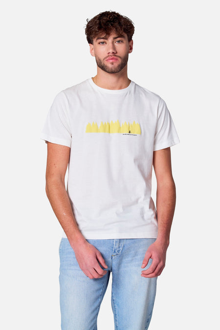 T-shirt (korte mouwen) Wit - Cyclo Club Marcel