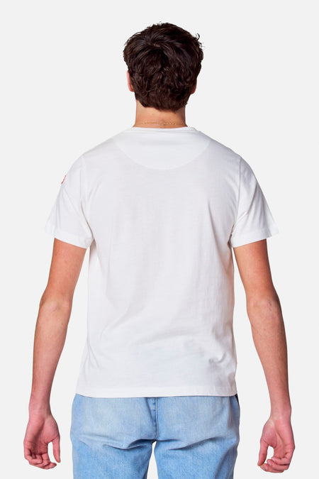 T-shirt (korte mouwen) Wit - Cyclo Club Marcel