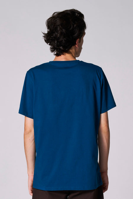 T-shirt met korte mouwen - blauw