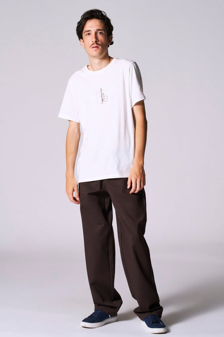 T-shirt met korte mouwen - wit