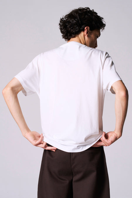 T-shirt (manches courtes) Blanc - Cyclo Club Marcel