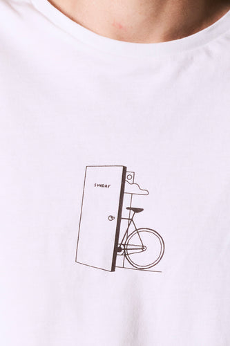 T-shirt à manches courtes - blanc - Cyclo Club Marcel