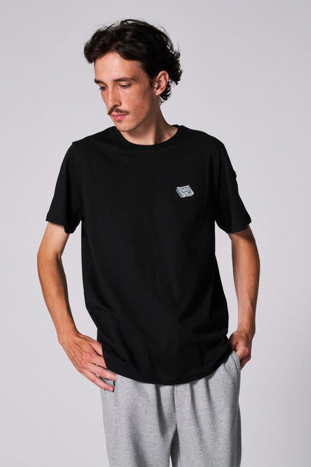 T-shirt (manches courtes) Noir - Cyclo Club Marcel