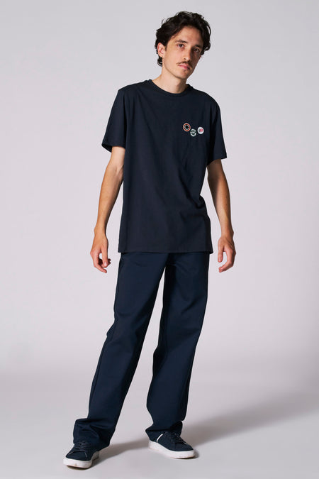 T-shirt (manches courtes) Bleu - Cyclo Club Marcel