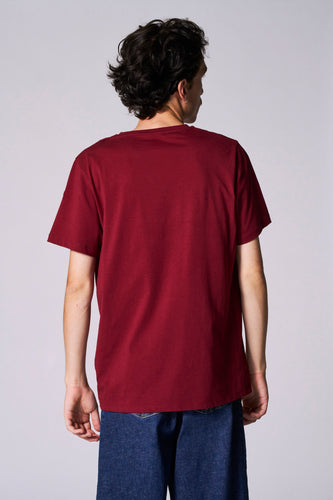 T-shirt à manches courtes - bordeaux - Cyclo Club Marcel