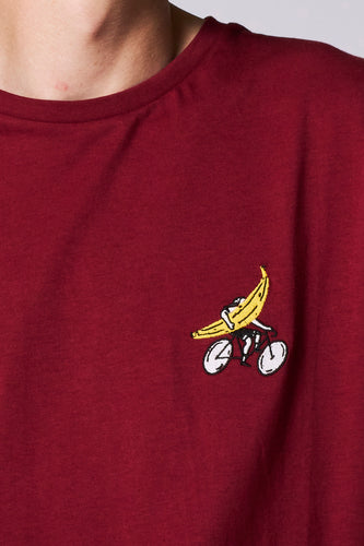 T-shirt à manches courtes - bordeaux - Cyclo Club Marcel