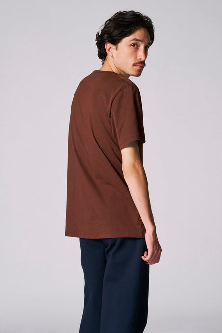 T-shirt met korte mouwen - bruin