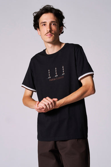 T-shirt (manches courtes) Noir - Cyclo Club Marcel