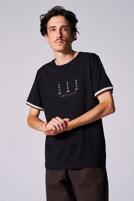 T-shirt (manches courtes) Noir - Cyclo Club Marcel