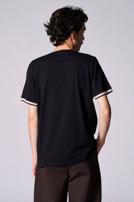 T-shirt (manches courtes) Noir - Cyclo Club Marcel
