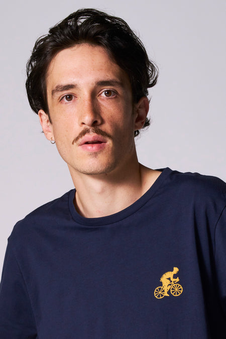 T-shirt (manches courtes) Bleu - Cyclo Club Marcel