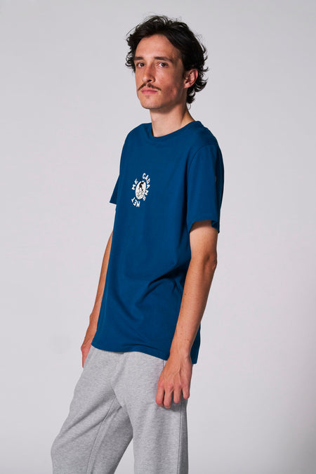 T-shirt (manches courtes) Bleu - Cyclo Club Marcel