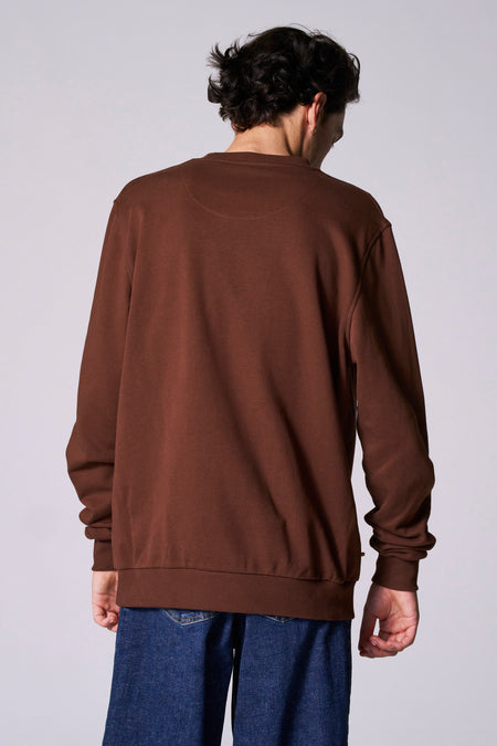Sweat col O Brun - Cyclo Club Marcel