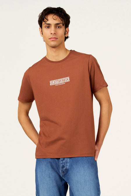 T-shirt à manches courtes - brun