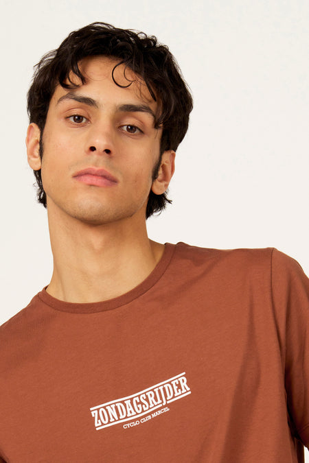 T-shirt à manches courtes - brun