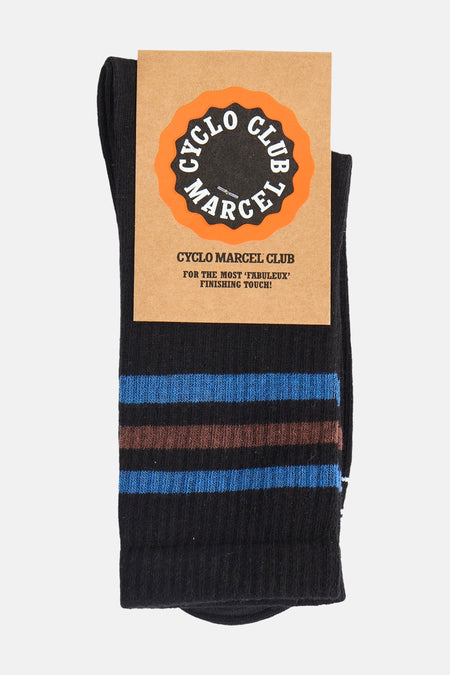 Chaussettes noir - Cyclo Club Marcel