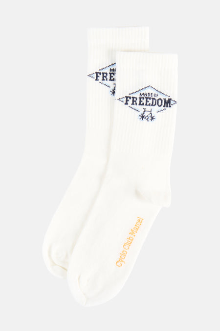 Chaussettes blanc - Cyclo Club Marcel