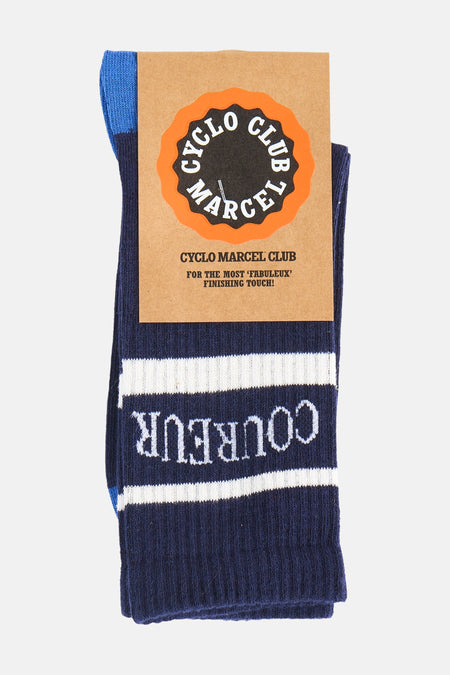 Sokken blauw - Cyclo Club Marcel