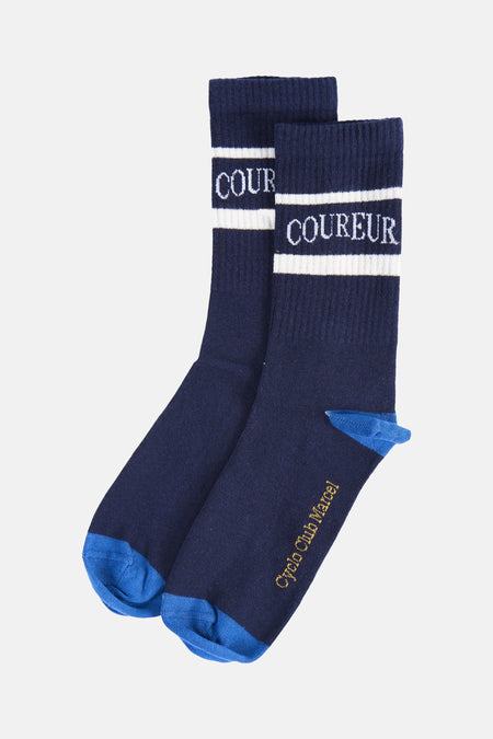 Sokken blauw - Cyclo Club Marcel
