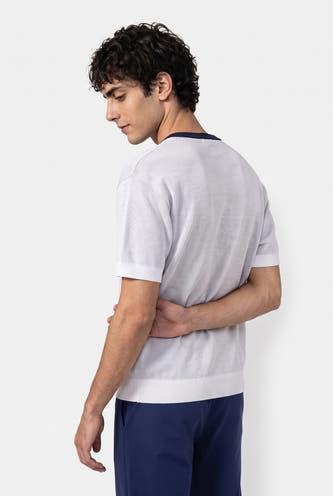 Pull O-hals - wit