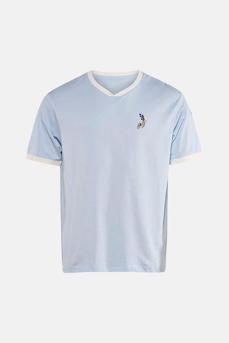 T-shirt met korte mouwen - blauw