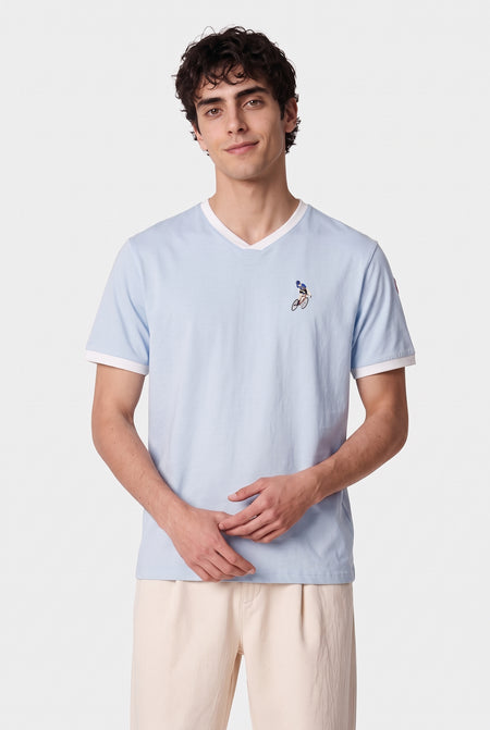 T-shirt à manches courtes - bleu