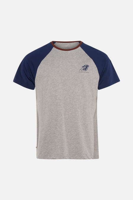 T-shirt met korte mouwen - grijs