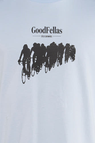 T-shirt met korte mouwen - blauw