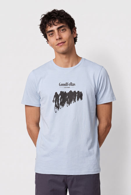 T-shirt met korte mouwen - blauw
