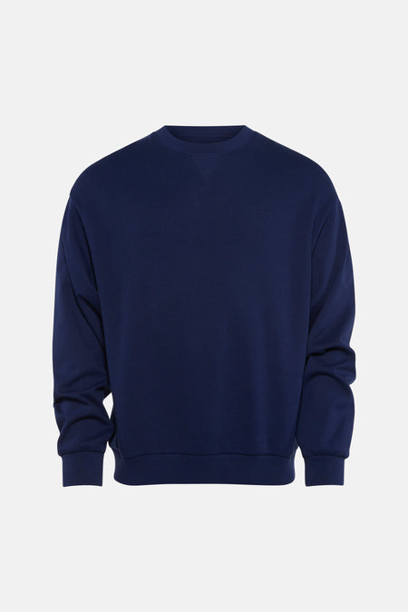 Sweater O-hals - blauw