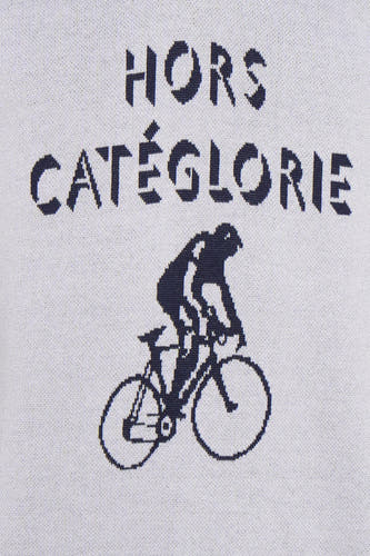 Pull col O - blanc