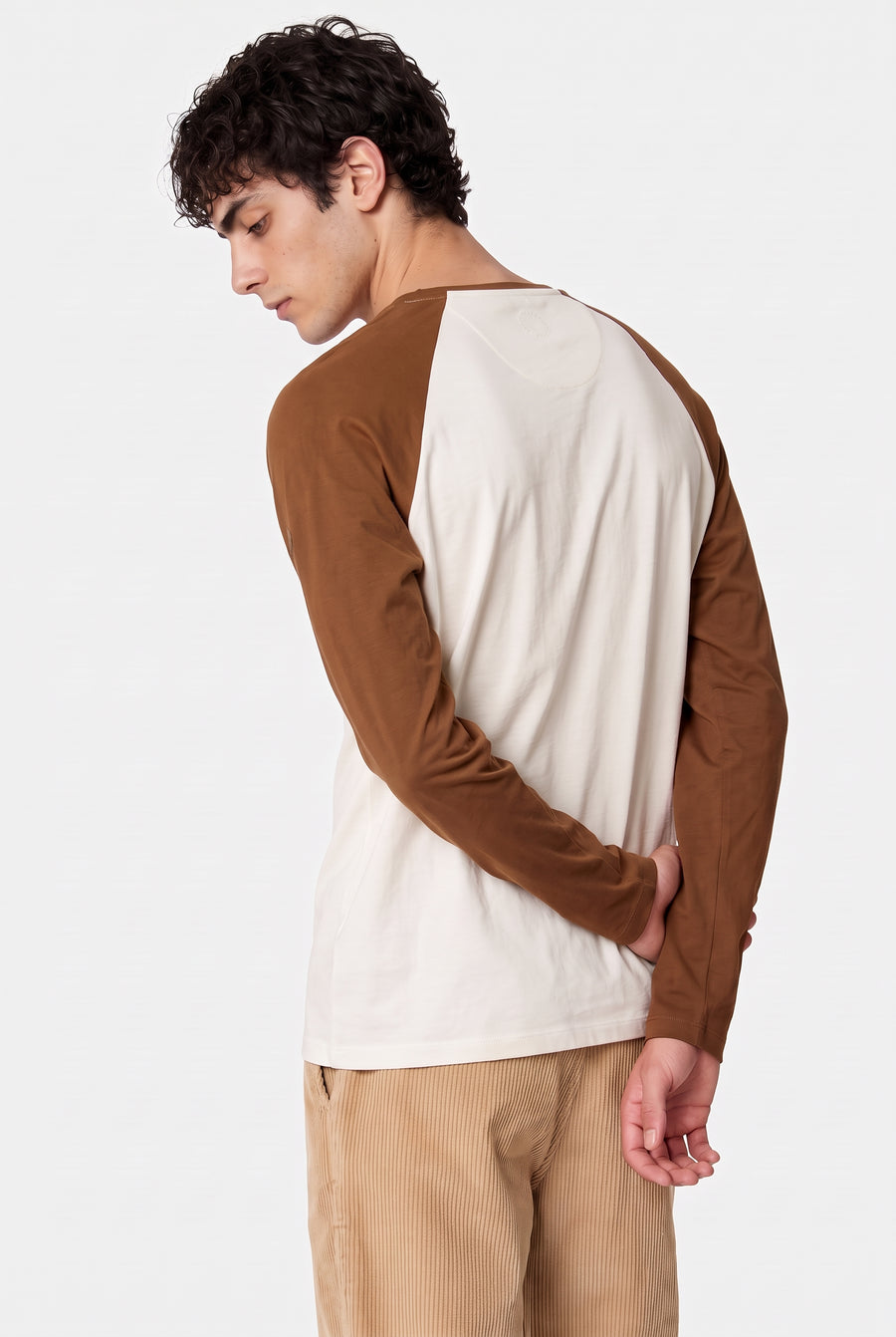 T-shirt (lange mouwen) off white denim - Cyclo Club Marcel