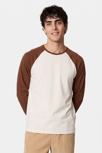 T-shirt (lange mouwen) off white denim - Cyclo Club Marcel