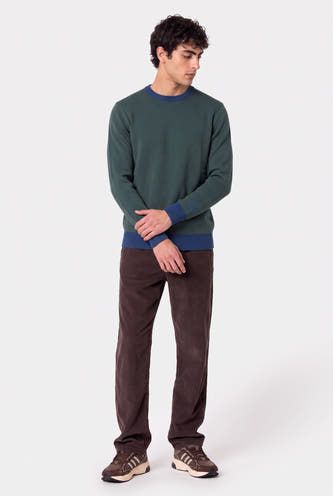 Sweater O-hals - blauw - Cyclo Club Marcel