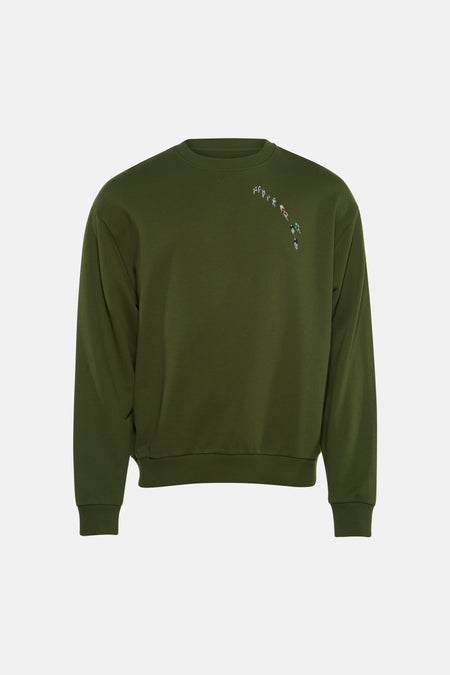 Pull O-hals - groen