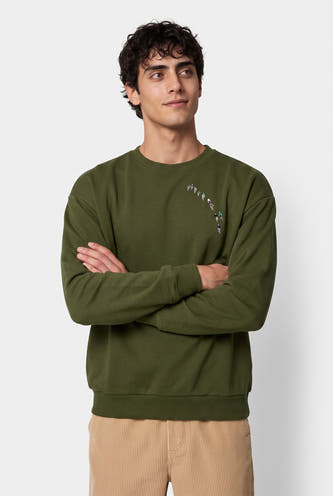 Pull O-hals - groen