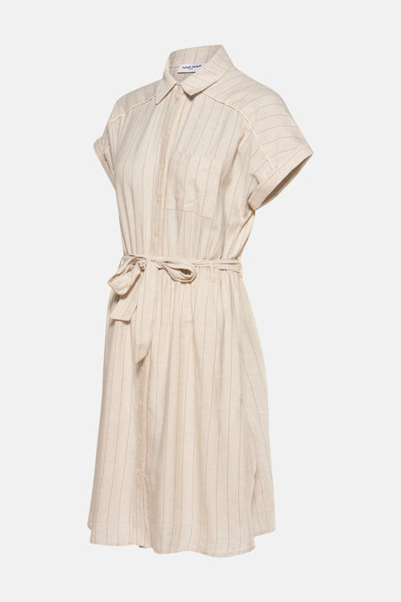 Kleedjes (korte mouwen) Beige - NAF NAF